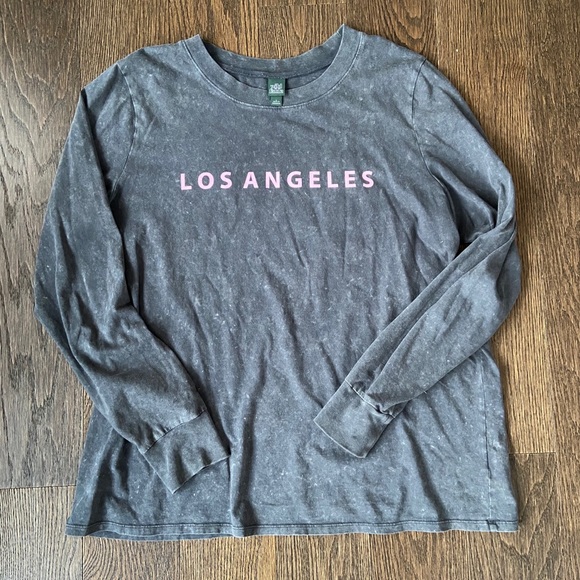 wild fable Tops - Wild Fable Los Angeles Long Sleeve T-Shirt